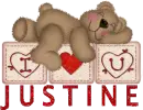 I love you Justine