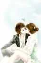 kissing couple