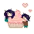 boy and girl love cupcake