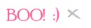 Boo :) x