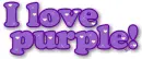 I love purple