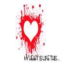 My heart is like this