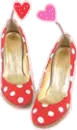 red shoes