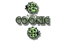 green traveling ladybugs cookie