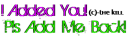 added you