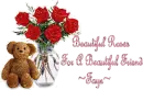 Roses for a Beautiful friend Faye