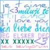 I love you in different languages â™¥