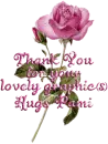 pink rose thank you for the lovely graphics pami