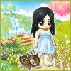 water fall and deer avatar