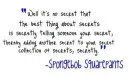 a message from spongebob.