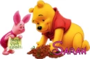 pooh and piglet gardening
