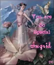 Fairy with a message for Ingrid