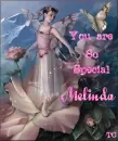 Fairy with a message for Melinda