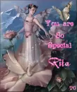 Fairy with a message for Rita
