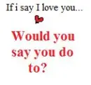 Would you?