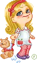 Girl with teddy