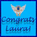 Congrats, Laura