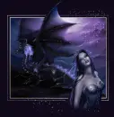 glitter dragon and girl