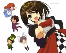 haruhi, mikuru, yuki, kyon, and itsuki