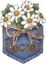 jean pocket filled with daisies    Rachel