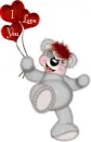 creddy bear with i love you