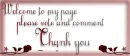 Welcome to my page