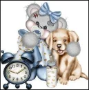 CREDDY BABY GIRL WITH A DOG