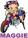 Maggie with Betty Boop