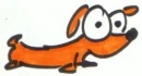 A weiner dog
