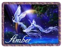 Fantasy Pheonix Frame - Amber