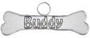 silver dog tag bone 