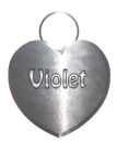 Violet cat charm