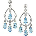 Blue Topaz Chandelier