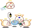 cute bun with wings