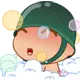 TAKING A BATH BABY SOLDIER