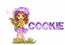 candy bar doll with name Cookie
