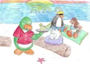 what i drew on clubpenguin