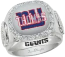 new york giants diamond ring thomas