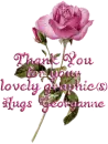 pink rose thank you for the lovely graphics georganne