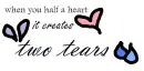 When you half a Heart