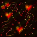 Warm background with different shades