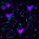 Warm background with different shades