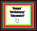 Happy Birthday Shyanne