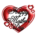 mother's day heart
