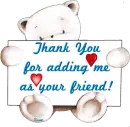 Thank You for Adding Me