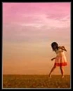 girl in sunset