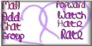 purple hearts table