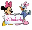 minnie and daisy with name kimberly