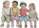 children of different nationalities