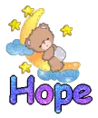 Bear on moon- Hope